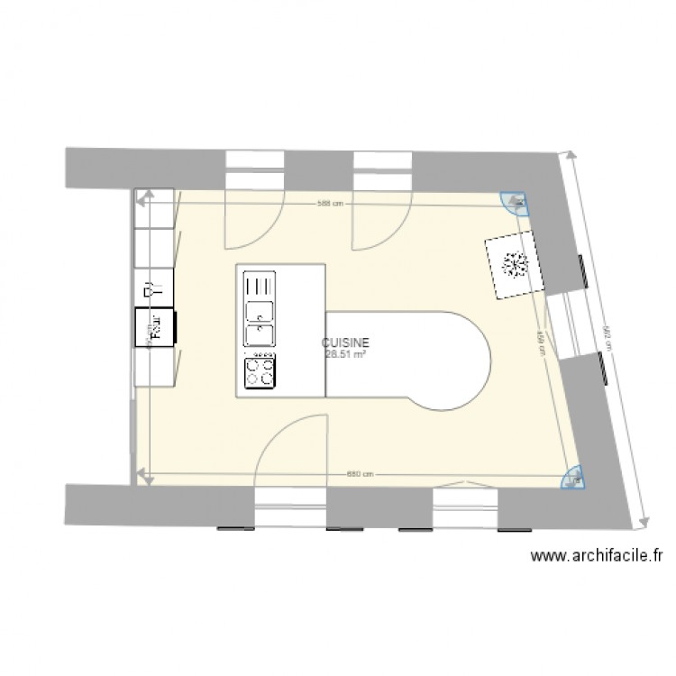 CUISINE1. Plan de 0 pièce et 0 m2