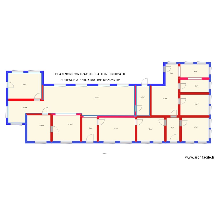 BRULY. Plan de 0 pièce et 0 m2