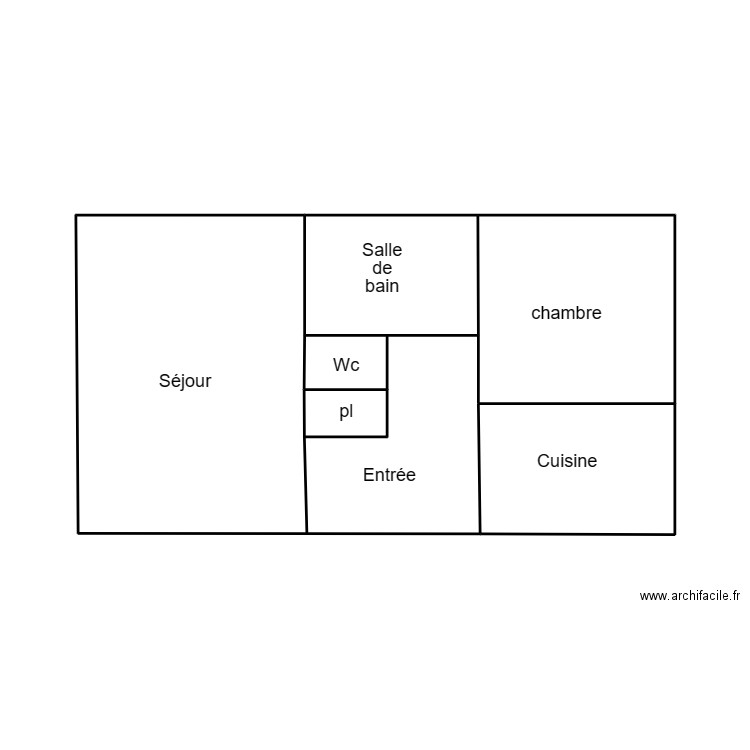 QUIMPER GHAMMOURI 2. Plan de 7 pièces et 33 m2