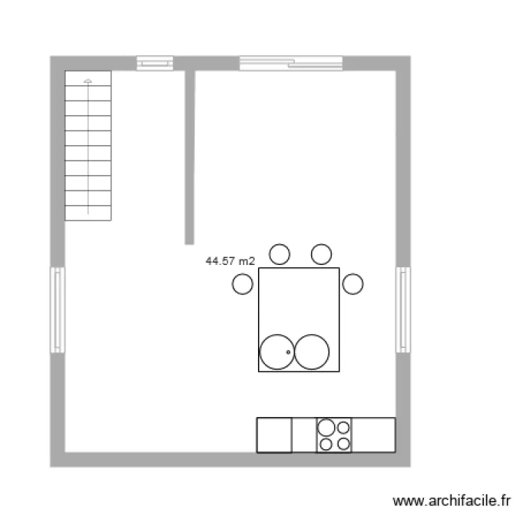 tfe 1&egrave;re &eacute;tage. Plan de 