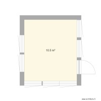 Plan  véranda 2D