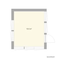 Plan  v&eacute;randa 2D