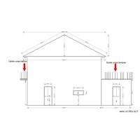 Pouancé - Façade Est - Projet