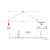 Pouancé - Façade Est - Projet