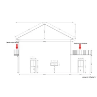 Pouanc&eacute; - Fa&ccedil;ade Est - Projet