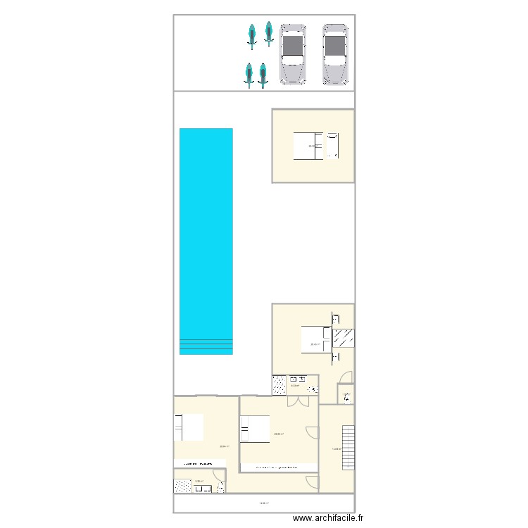 Tulum 1er étage. Plan de 0 pièce et 0 m2