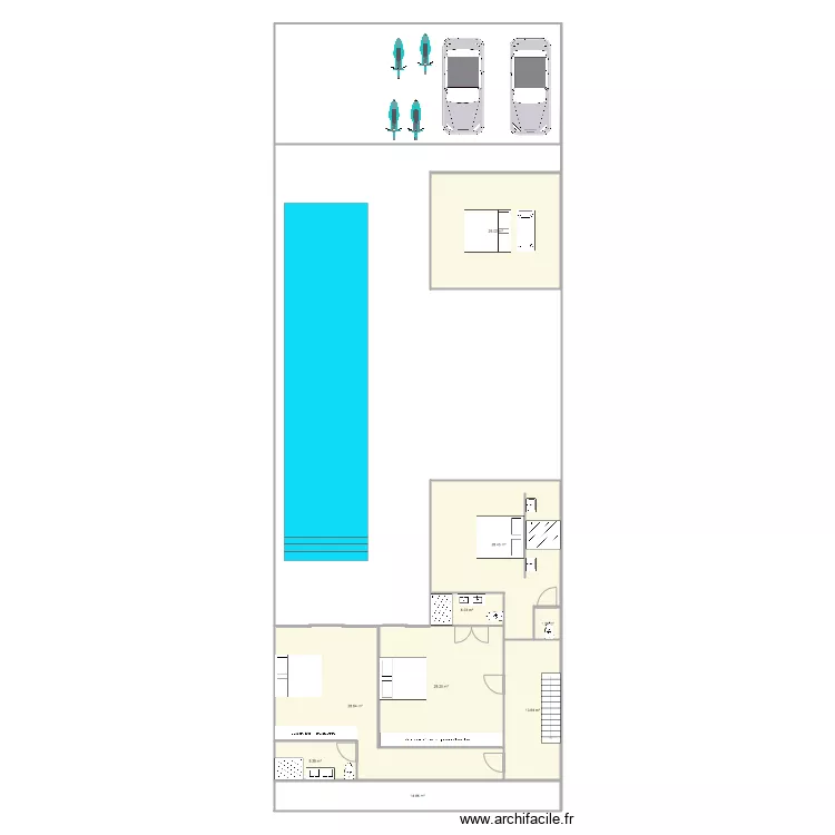 Tulum 1er étage. Plan de Tulum 1er étage. Plan de