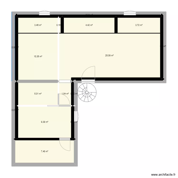 Base projet volume. Plan de 