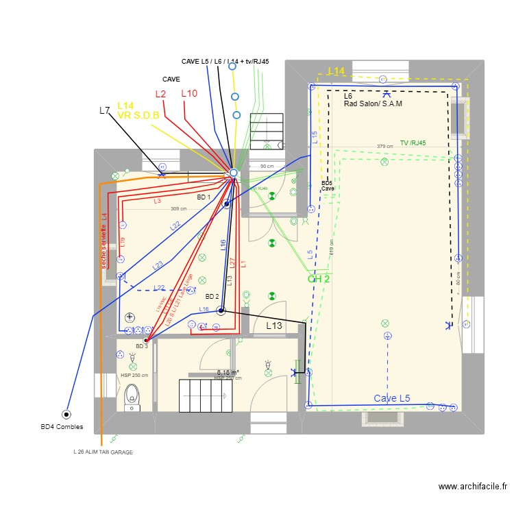 PC RDC. Plan de 0 pièce et 0 m2