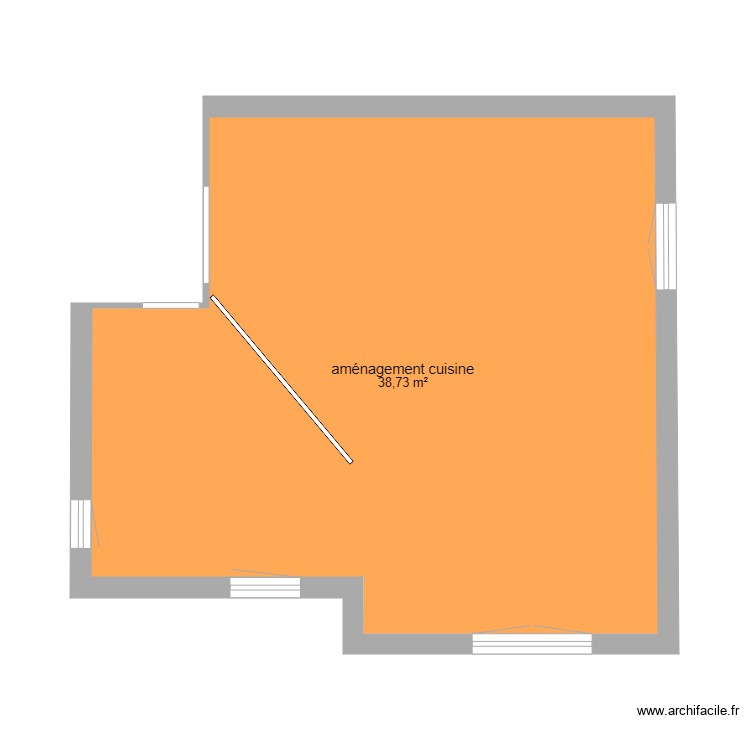 cuisine. Plan de 0 pièce et 0 m2