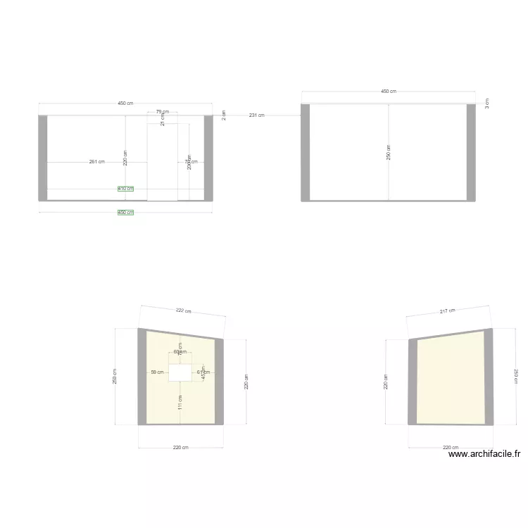 LOCAL TECHNIQUE PISCINE. Plan de LOCAL TECHNIQUE PISCINE. Plan de