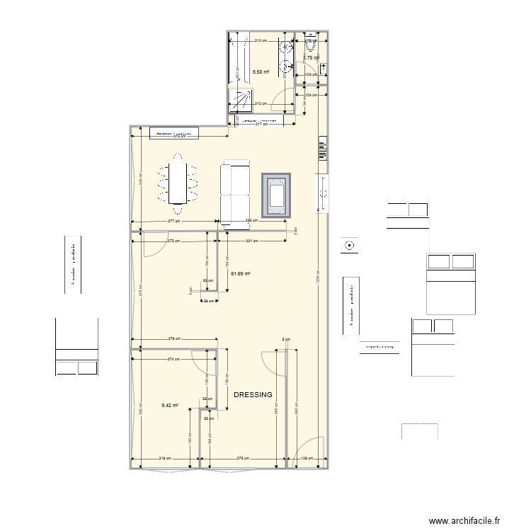 USINE  RDC GAUCHE T4 2. Plan de 0 pièce et 0 m2