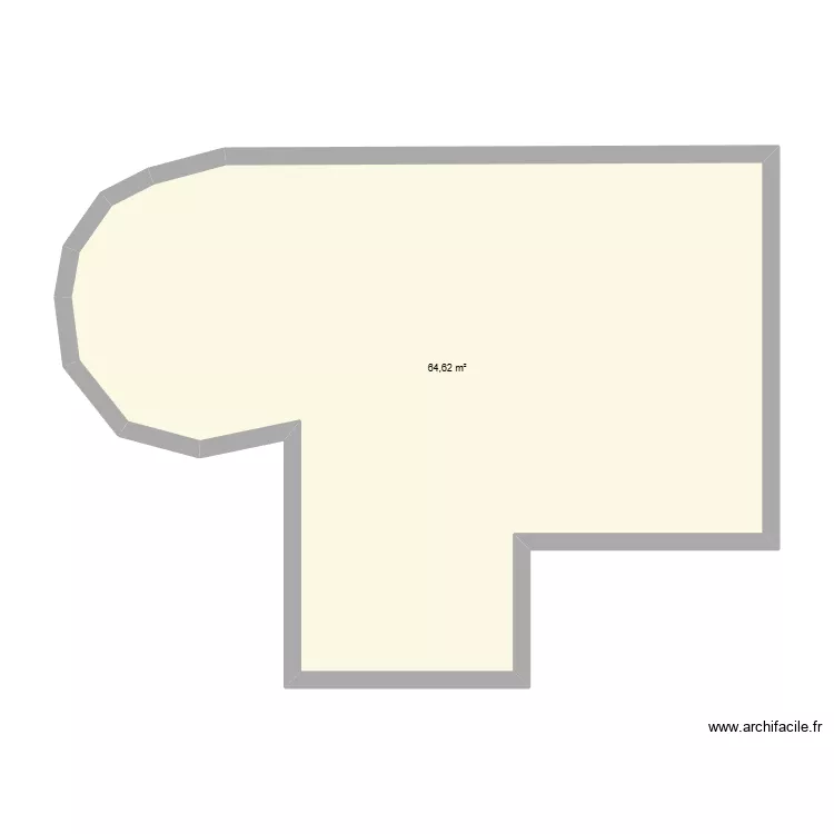 maison. Plan de 1 et 65 m² maison. Plan de 1 et 65 m²