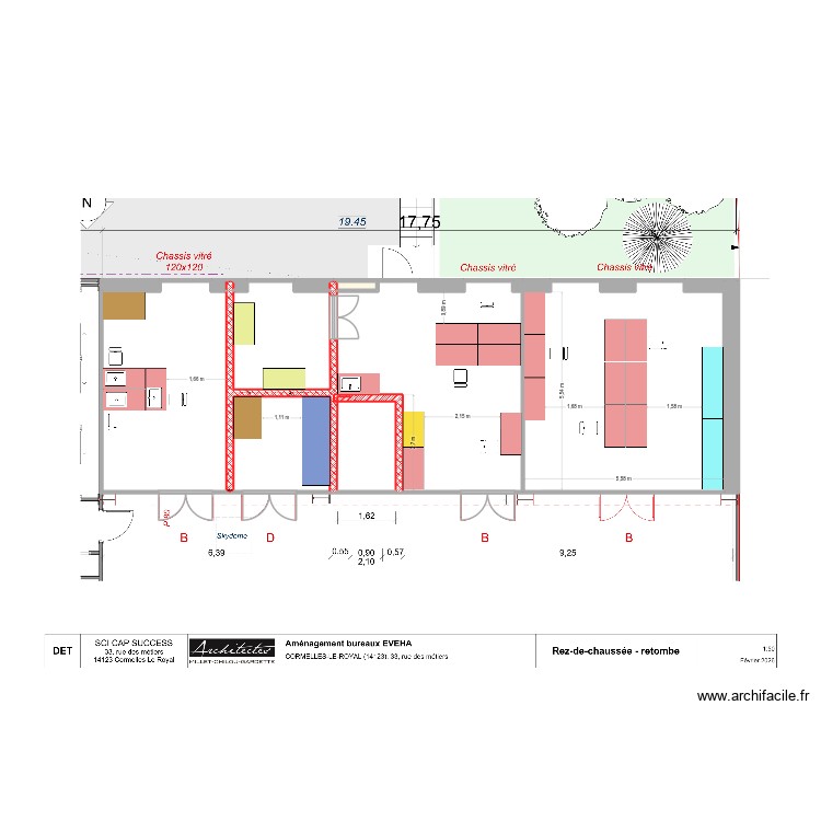 Caen labo. Plan de 0 pièce et 0 m2