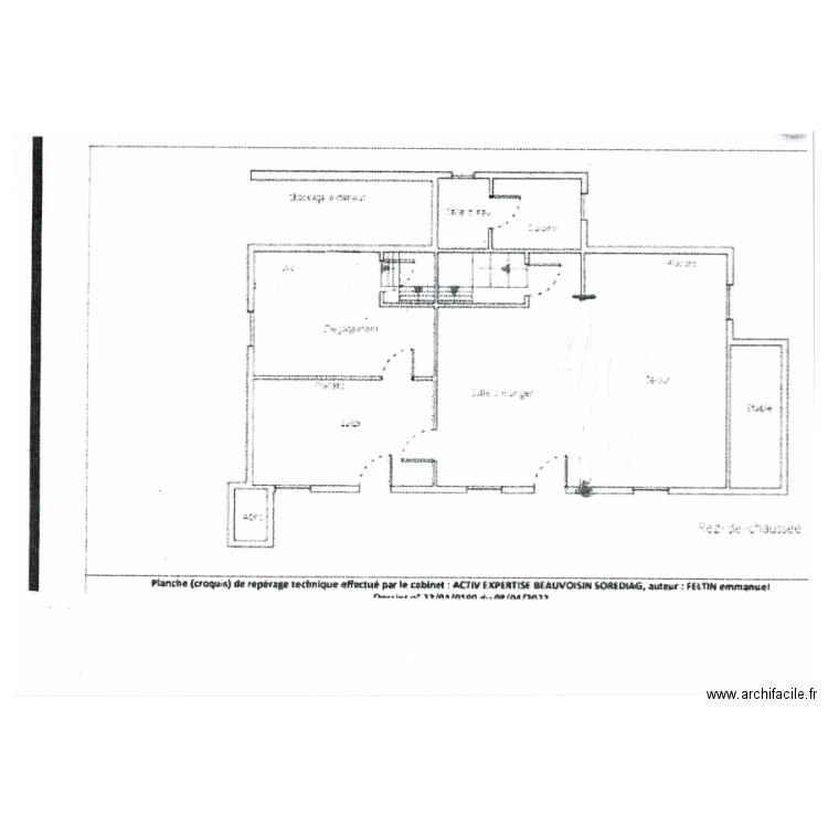 Plan RDC Alaxis. Plan de 0 pièce et 0 m2