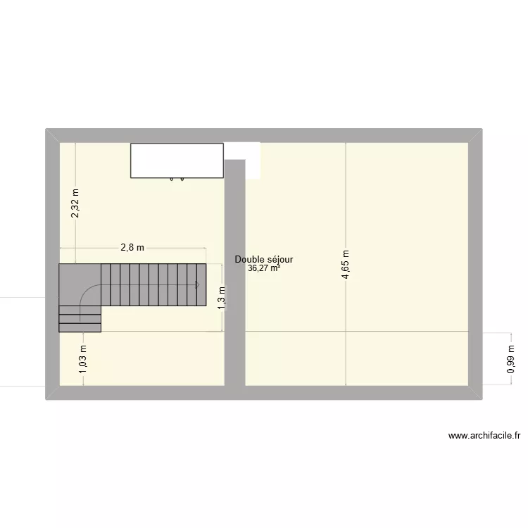 S&eacute;jour - Maison des gabarriers. Plan de 