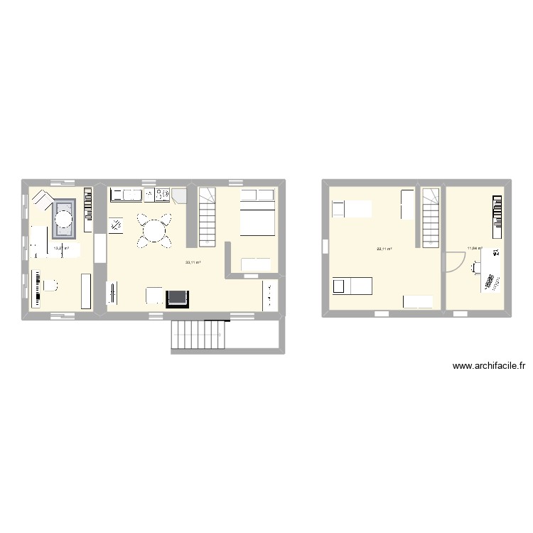 Chalus niveau 1. Plan de 0 pièce et 0 m2