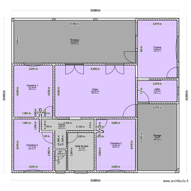 plan maison mata-utu 1. Plan de 11 pièces et 140 m2