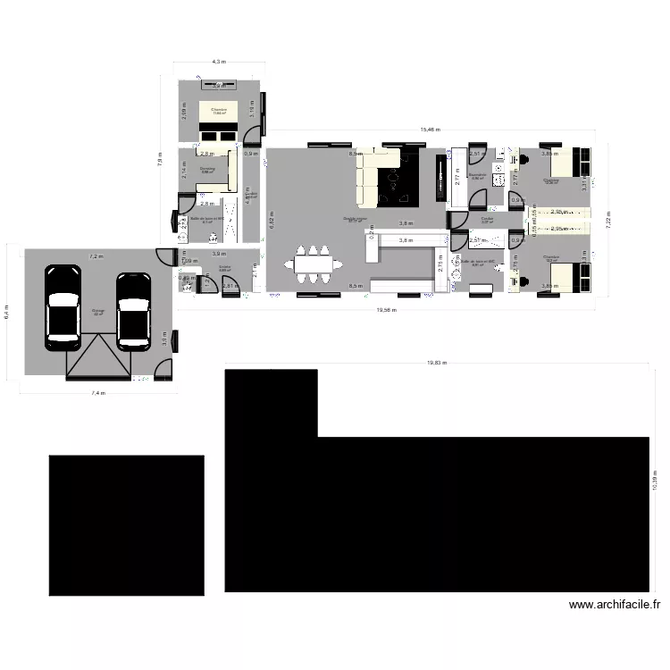 333. Plan de 13 et 176 m² 333. Plan de 13 et 176 m²