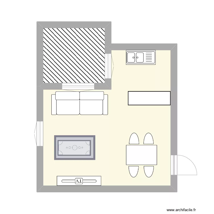 roissie en brie. Plan de 