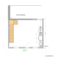 Maison Implantation RDC Prises courant