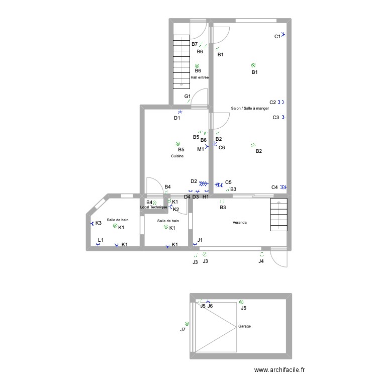 Haute Foriere Rdc. Plan de 0 pièce et 0 m2