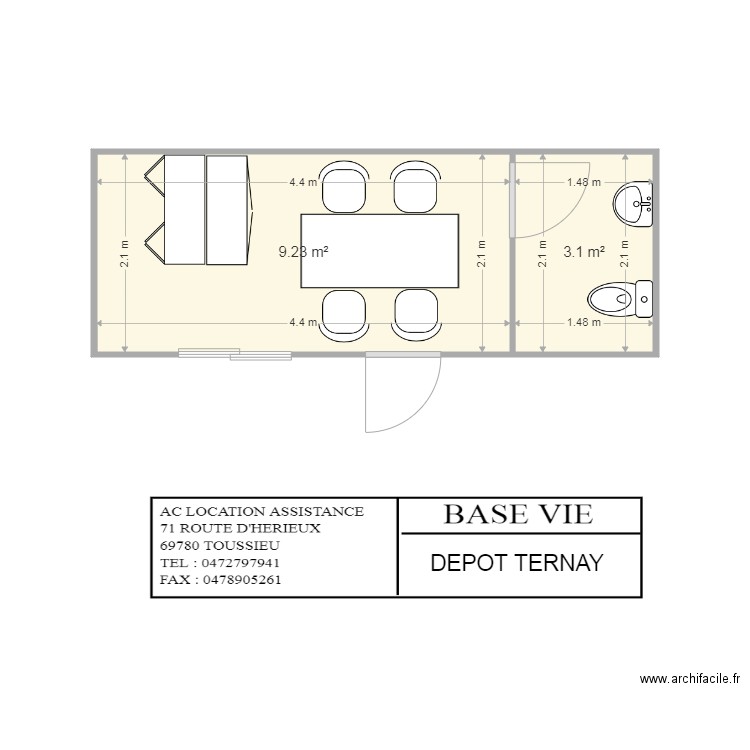 BATIROC PROTECT. Plan de 0 pièce et 0 m2