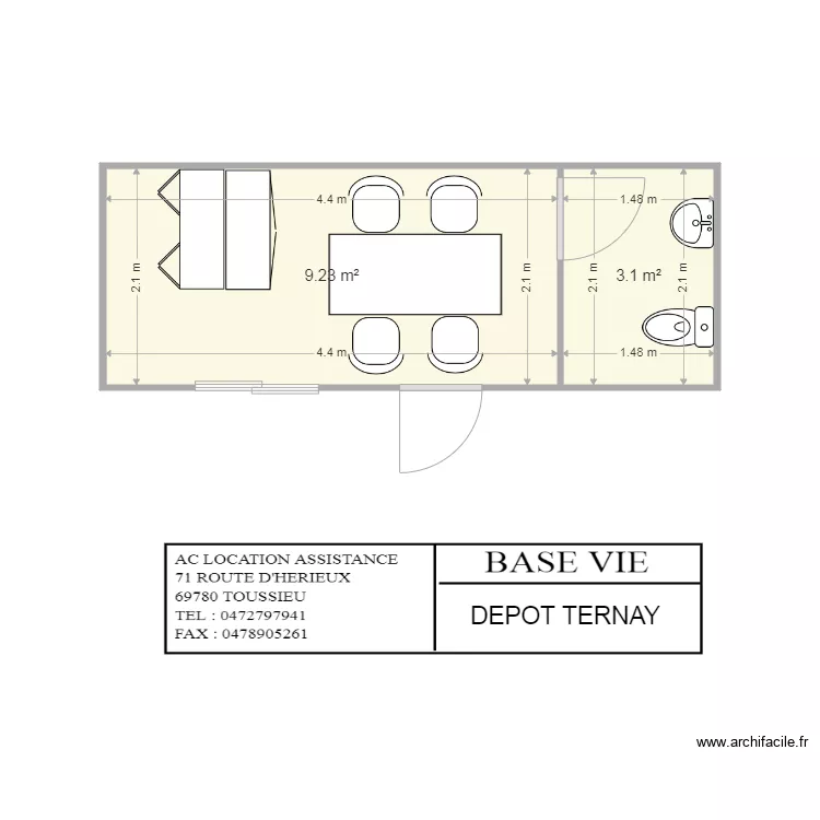 BATIROC PROTECT. Plan de 