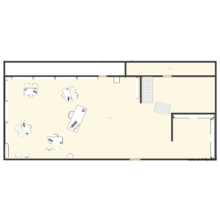 Krys. Plan de 2 pièces et 1019 m2