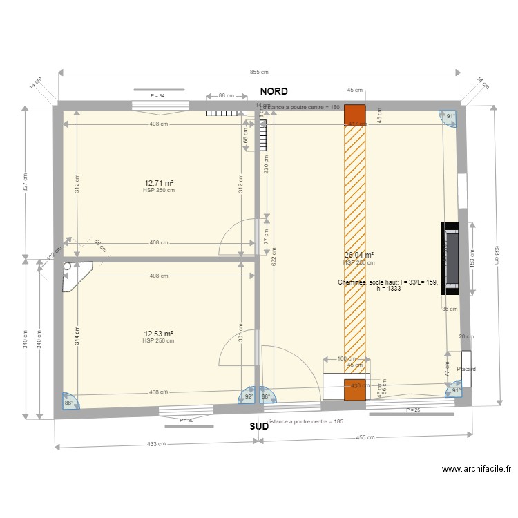 RDC Pinceloup 1 NU. Plan de 0 pièce et 0 m2