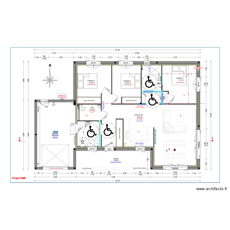 MAISON 2 OUST. Plan de 0 pièce et 0 m2