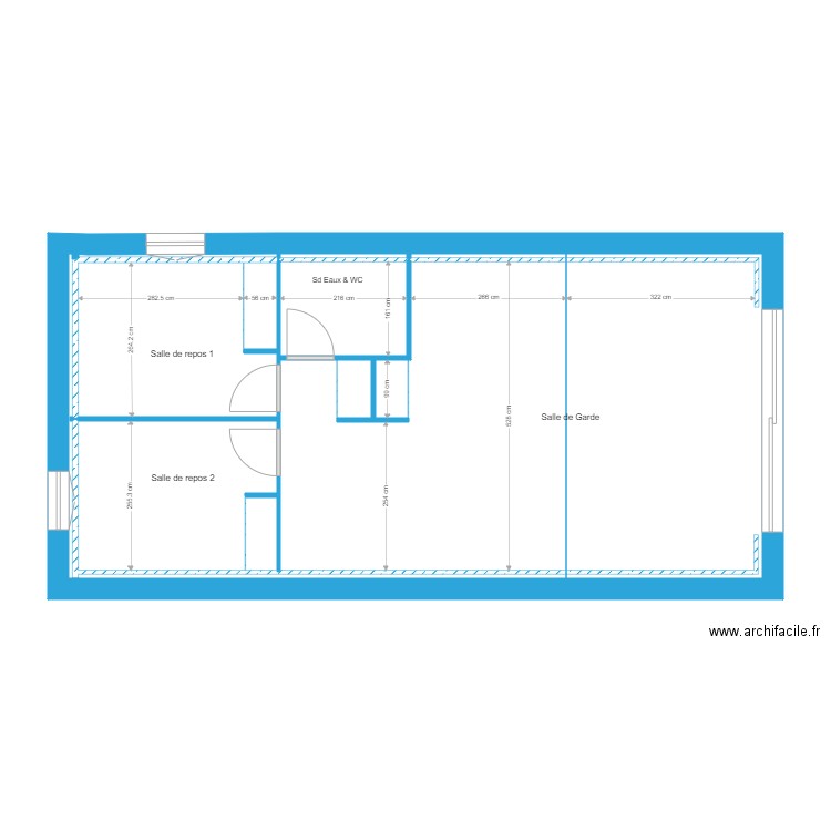 CHABAUD SEB. Plan de 10 pièces et 62 m2