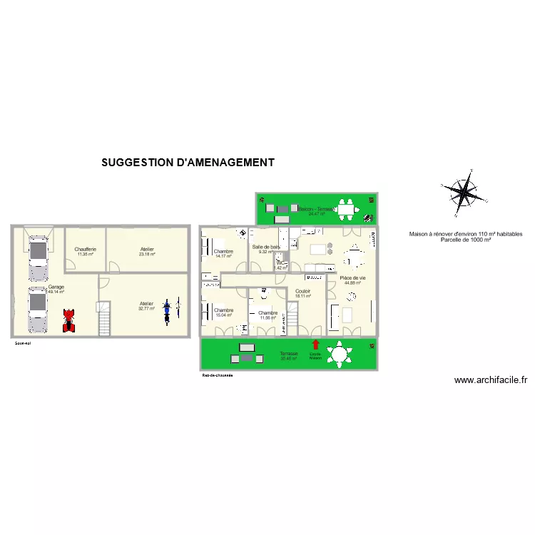 LIPPOLIS 1 suggest. Plan de 