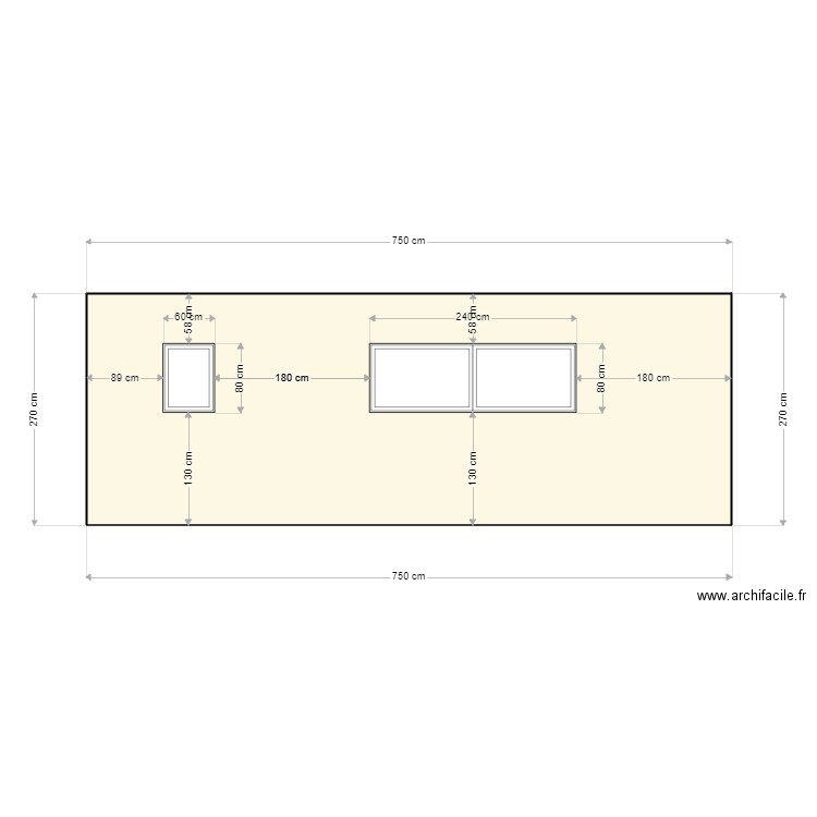 Annexe Facade Sud. Plan de 0 pièce et 0 m2