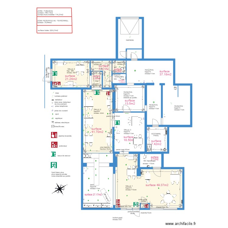 bar le PAM PAM DOUAI 260417. Plan de 0 pièce et 0 m2