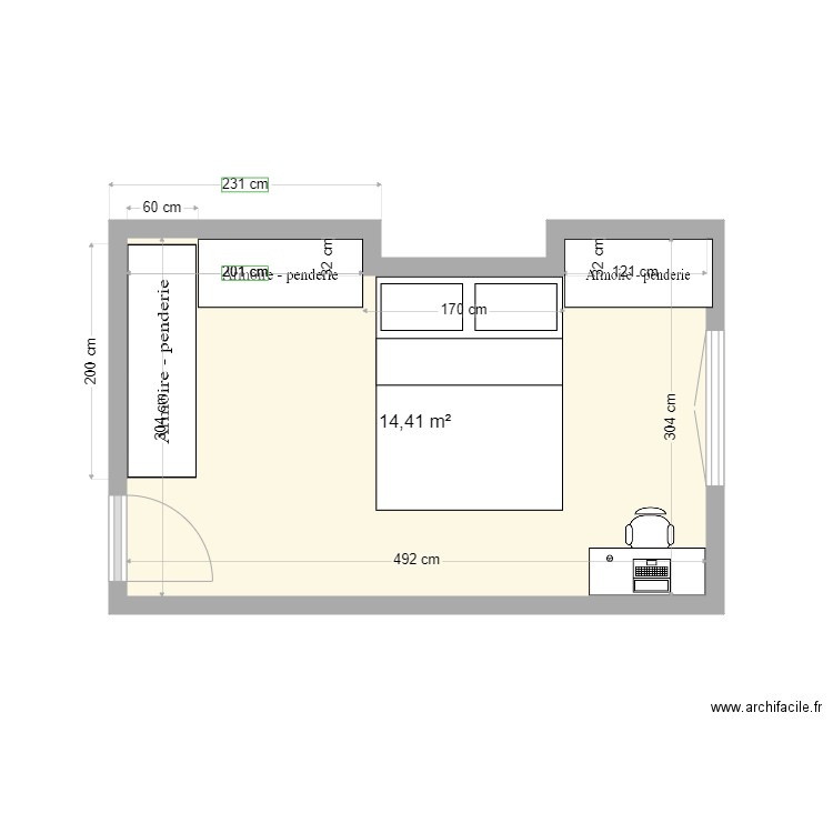E. de V.2. Plan de 0 pièce et 0 m2