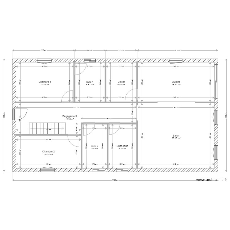 new escalier. Plan de 0 pièce et 0 m2