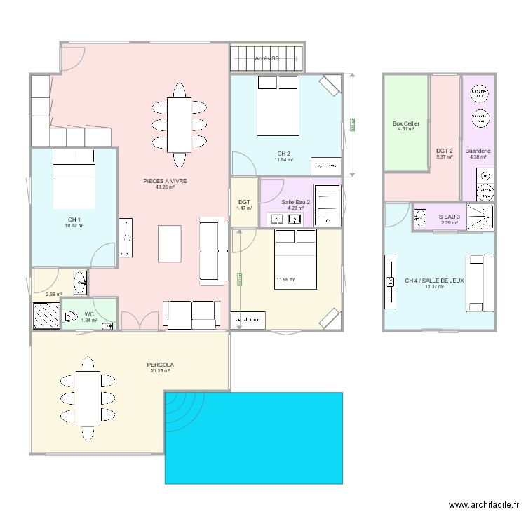 MARINIERE ESQUISSE V3. Plan de 0 pièce et 0 m2