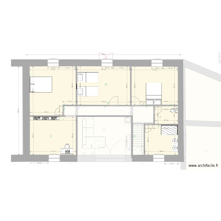 dournazac etage nouveaux. Plan de 0 pièce et 0 m2