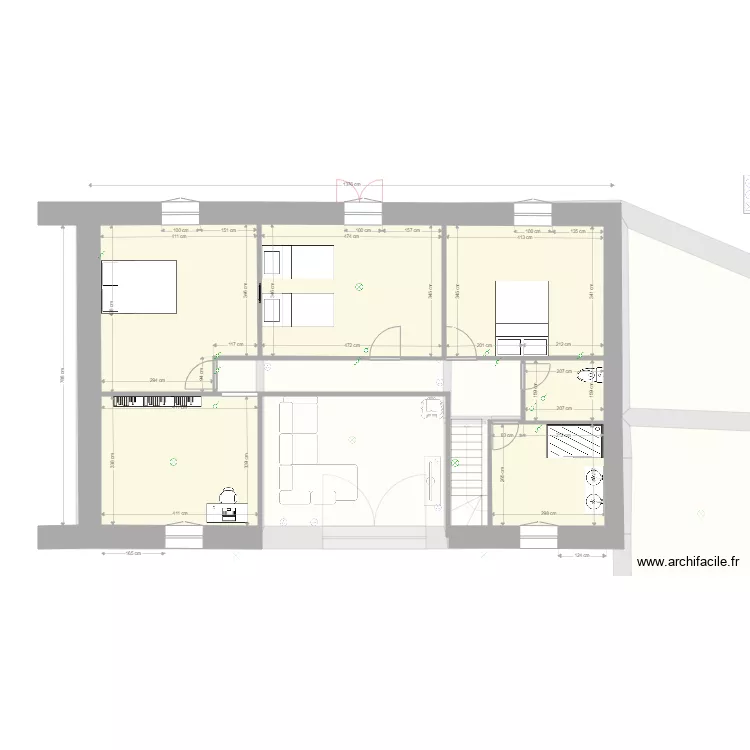 dournazac etage nouveaux. Plan de 