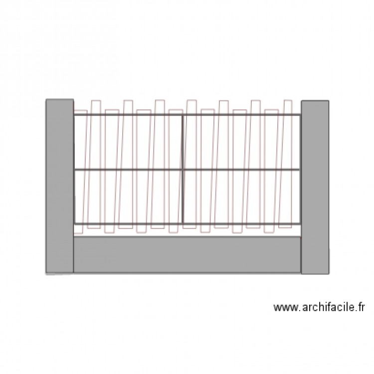 CLOTURE SIMKO PLAN 2. Plan de 0 pièce et 0 m2