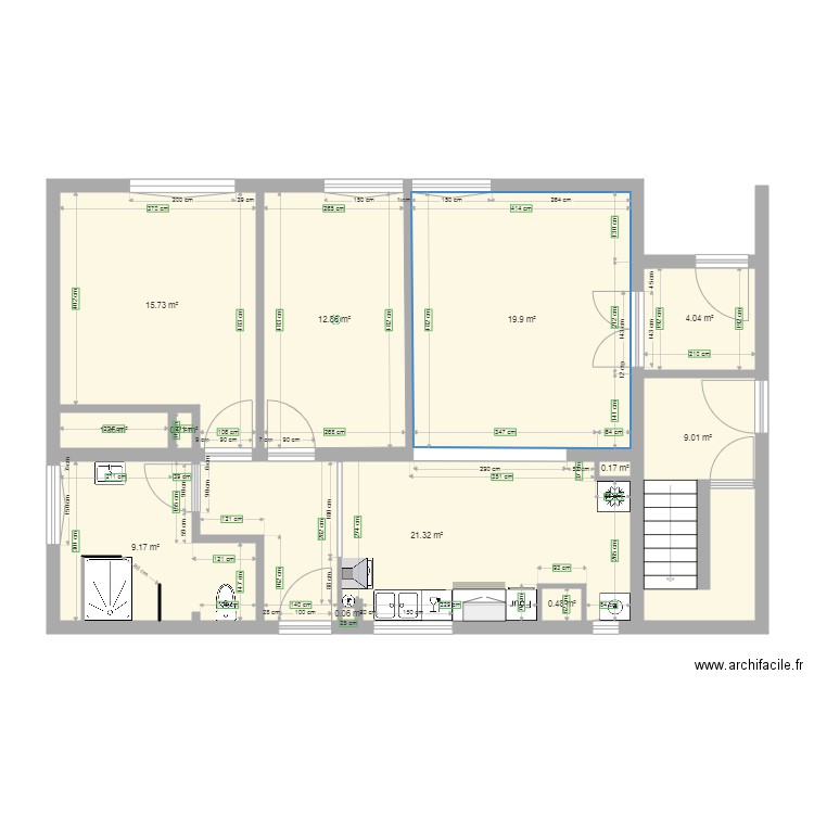 maison longueville. Plan de 0 pièce et 0 m2