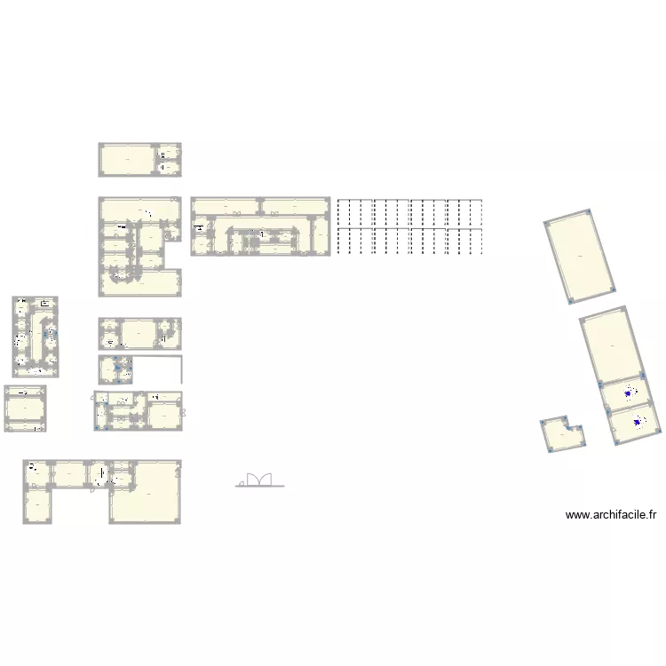 Plan du CHOM. Plan de 