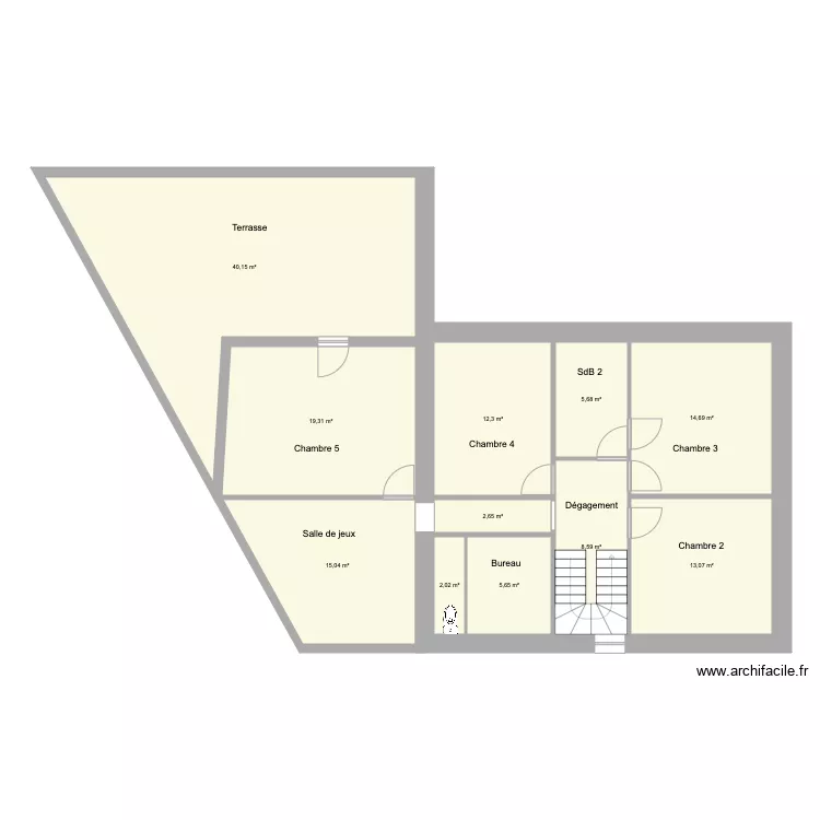 Saint Nic 1er étage. Plan de Saint Nic 1er étage. Plan de