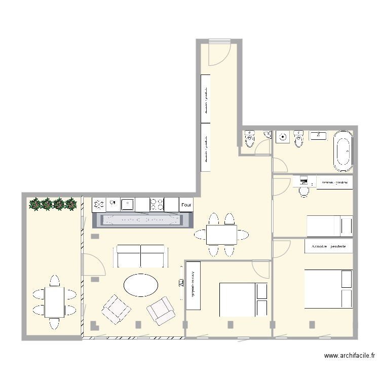 A701 PLAN ALTERNATIF. Plan de 0 pièce et 0 m2