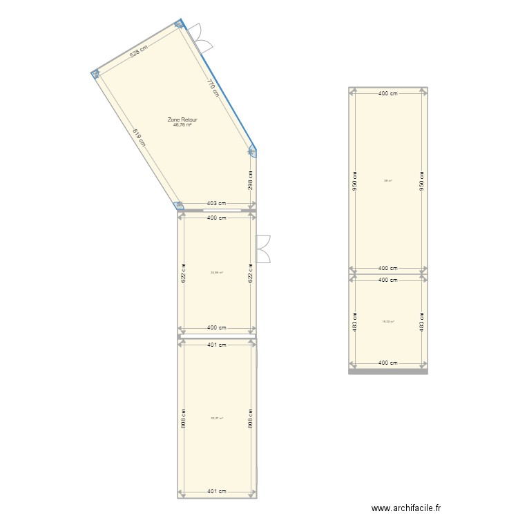 QUIMDEZ plan total initial. Plan de 0 pièce et 0 m2