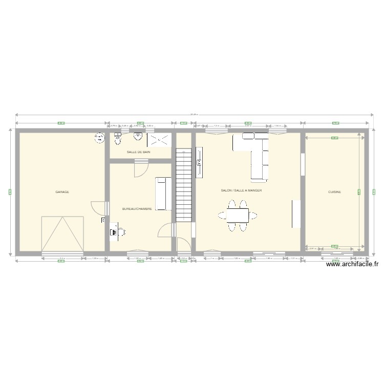 necy rdc APRES. Plan de 0 pièce et 0 m2