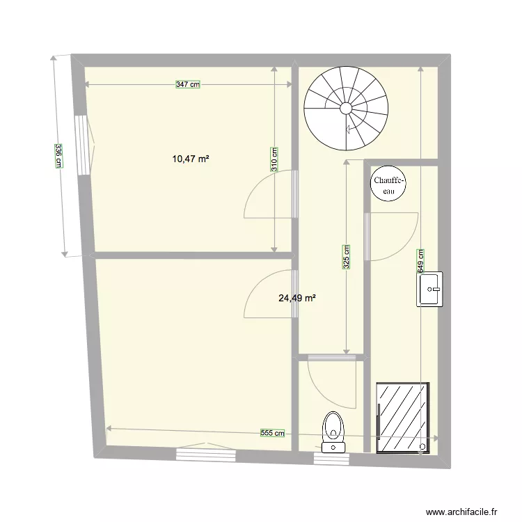 Rez de chauss&eacute;e. Plan de 