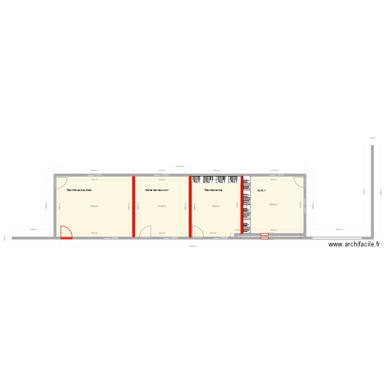 Bureau Atelier. Plan de 0 pièce et 0 m2