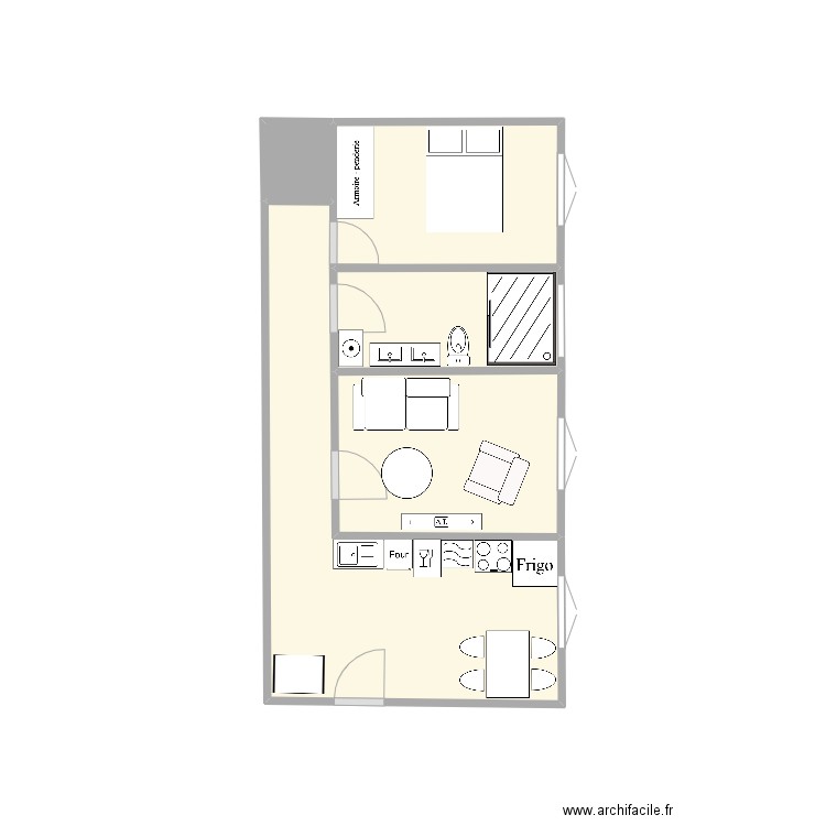 Folie-Mericourt. Plan de 0 pièce et 0 m2